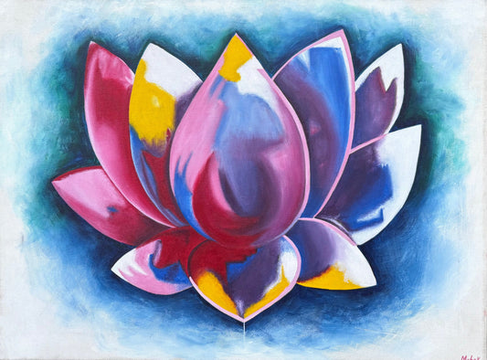 Serenity in Bloom: Blue Lotus Harmony